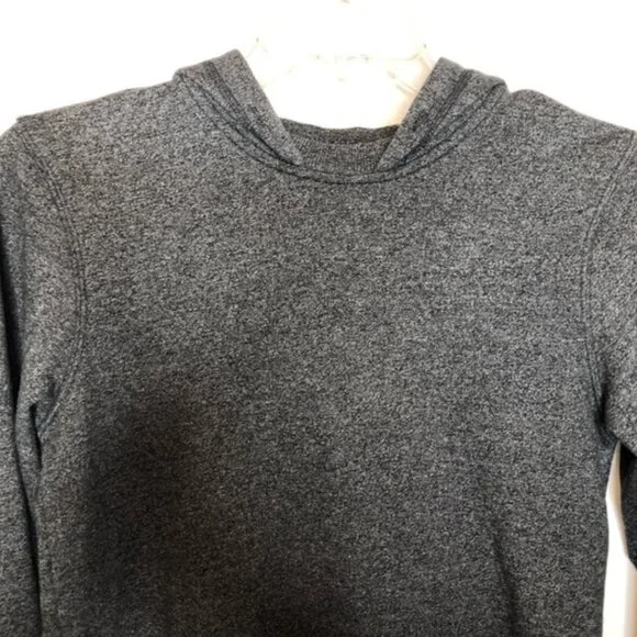 On the Byas Hawaiian Print Lightweight Gray Hoodie, Men's Small - Picture 3 of 8